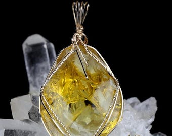 Dynamic Helidor Andara Crystal Pendant 14k 'Divine Will'