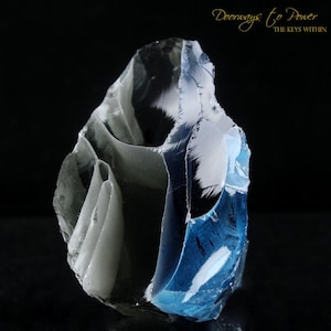 Matrix & Sirius Blue Bi Color Monatomic Andara Crystal Mt Shasta