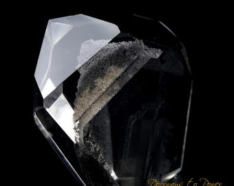 Black Phantom Lemurian Quartz Master Crystal 'The Protector' A+++