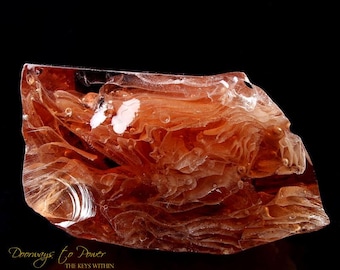 Rare XL Celestial Heart Andara Crystal 'Rainbow Body' GNIVLOVE PEEK Original Lady Nellie Monatomic Andaras Mt Shasta California