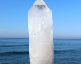 Massive 18" Milky Quartz Master Healing Crystal Point 37 lbs 'Observation Crystal'