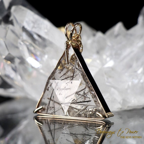 14k Gold Vogel Crystal Star of David 