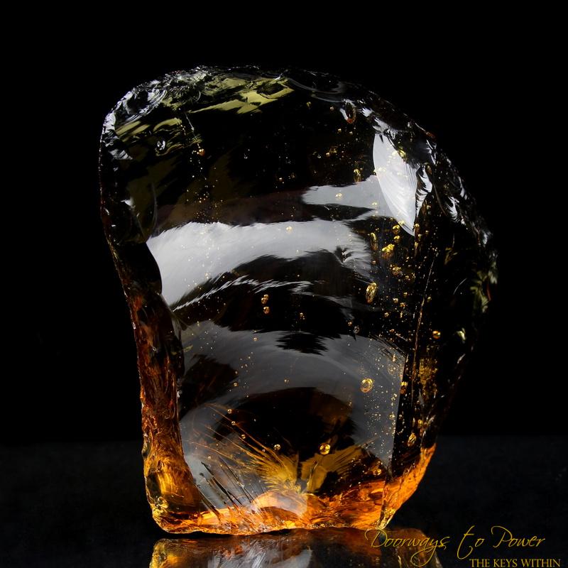 Lemurian Etherium Gold Monatomic Andara Crystal 'Light Essence' Original Lady Nellie Andaras Mt Shasta California 1998