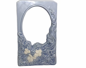 Andreoli Japan - Art Nouveau Deco Inspired Lady Woman Sculptural Figural Mirror
