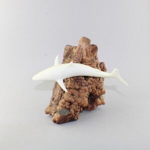 Vtg John Perry Zilverreiger Haai Burlwood Sculptuur Nautische Marine