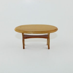 Meubles miniatures en bois peints à la main, maison de poupée, petite Table de salon