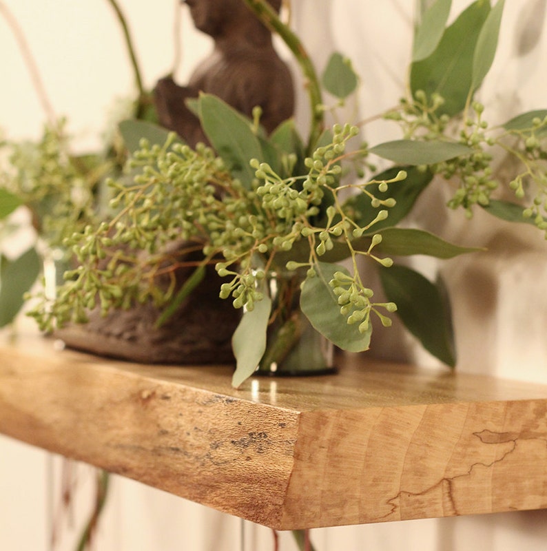 Floating shelf altar vases Ming Tang Feng Shui side Etsy