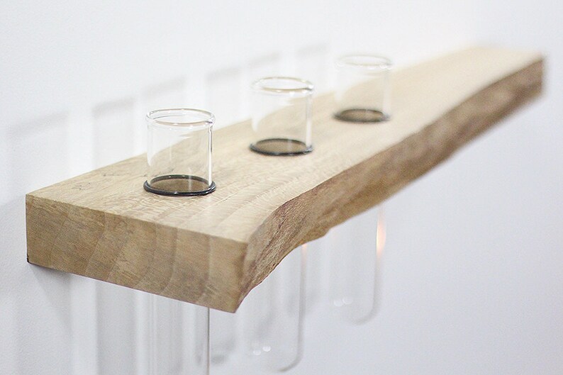 Floating shelves altar vases wall art Feng Shui side Etsy