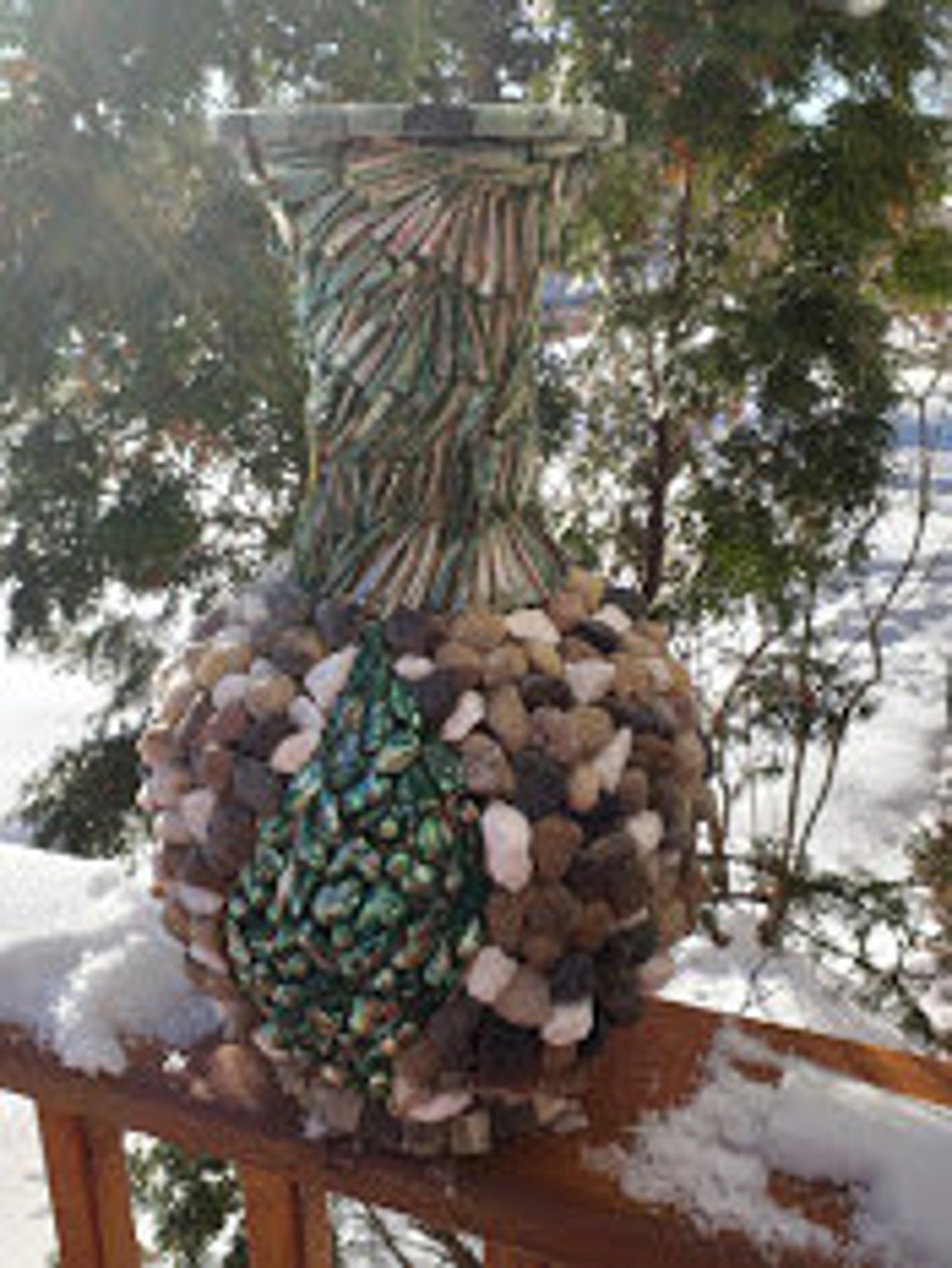 Mosaic Vase Homemade Mosaic Vase Mosaic Art Mosaic Flower Etsy