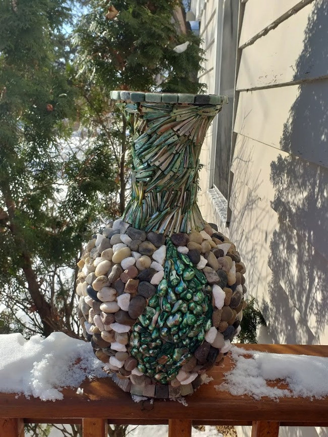 Mosaic Vase Homemade Mosaic Vase Mosaic Art Mosaic Flower Etsy