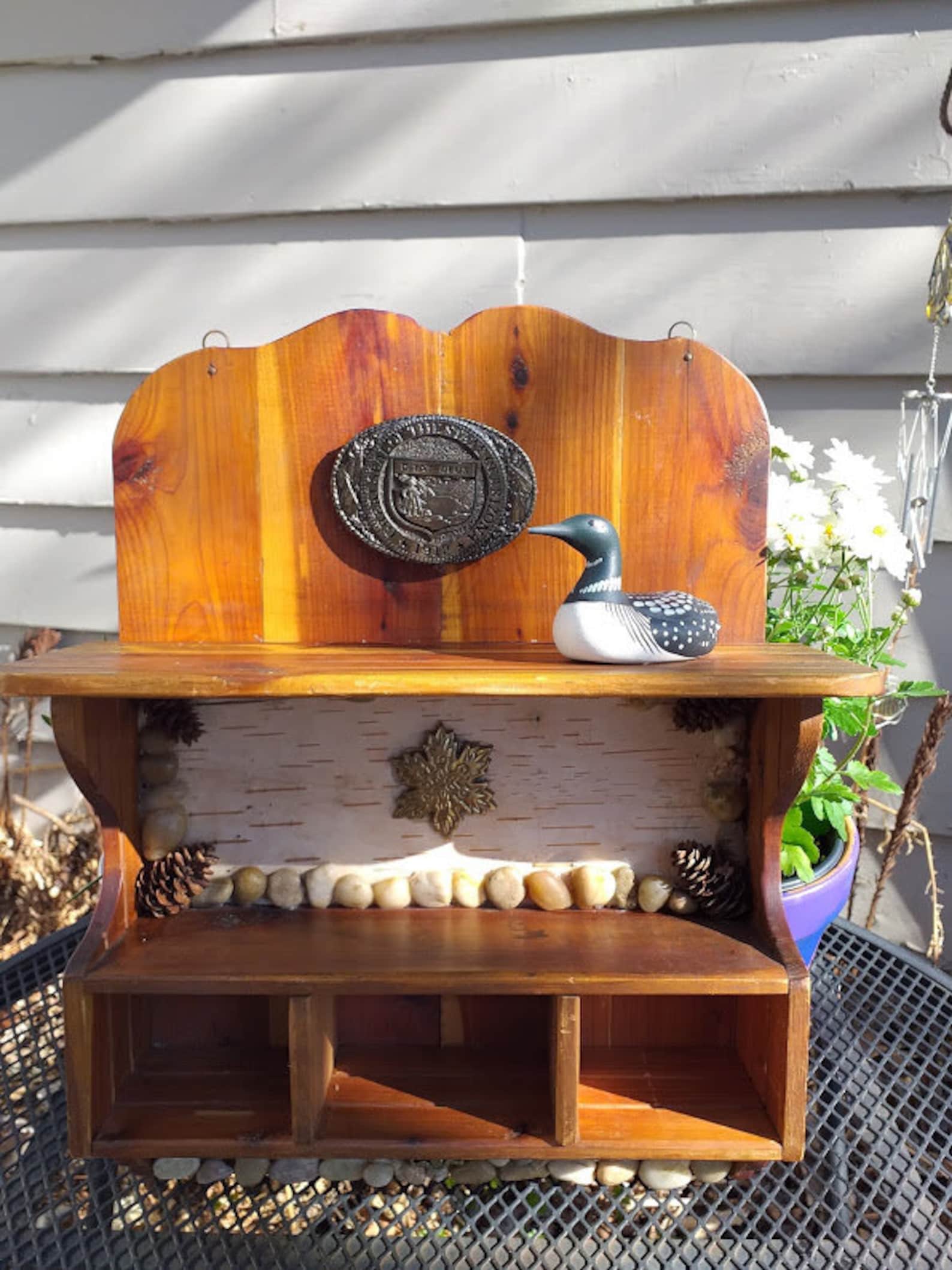 Knotty Pine Knick Knack Shelf, Knotty Pine Shelf, Knotty Pine Cabin