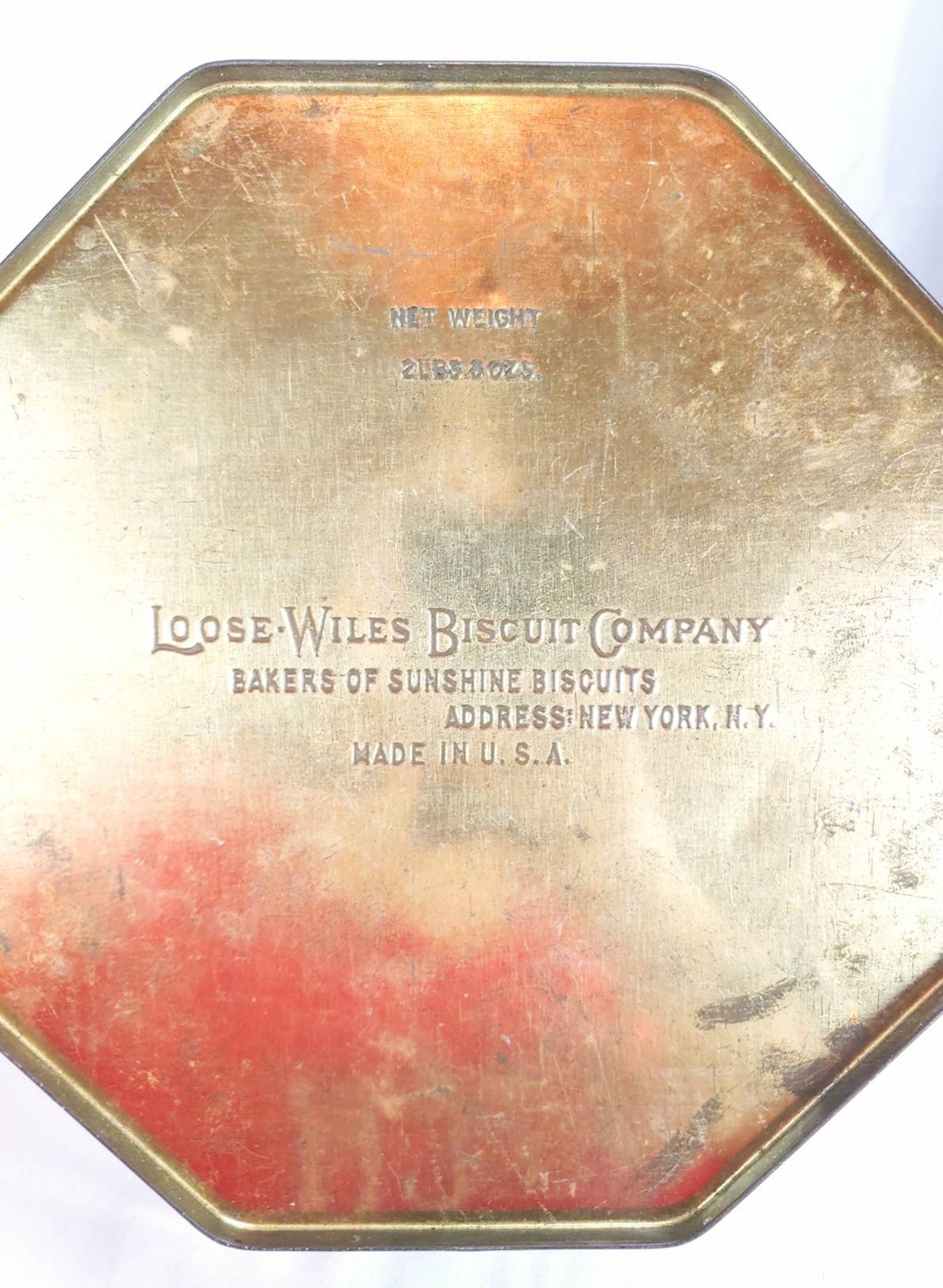 Vintage Metal Tin Box With Handle Loose Wiles Biscuit Robin Etsy