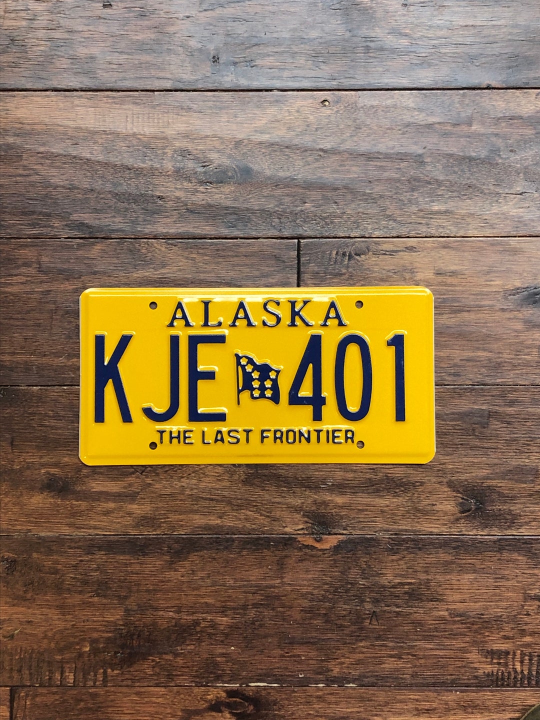 Alaska Last Frontier License Plate, License Plate Alaska, Alaska ...