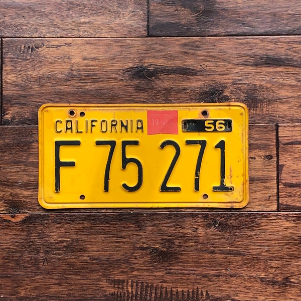 California License Plate Etsy