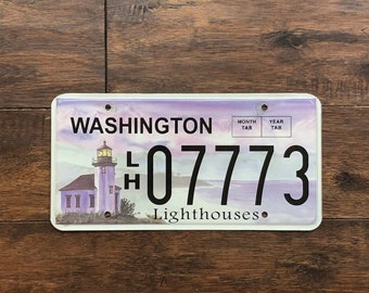 License Plate Washington lighthouse, lighthouse license plate Washington , Washington license plate, speciality license plate Washington