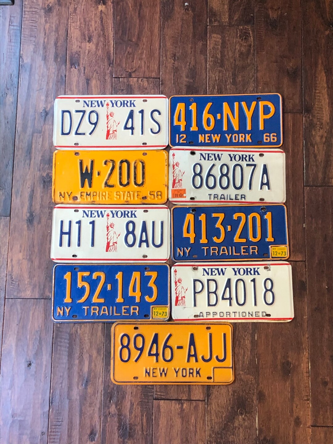 New York Choice of License Plate, Pick Your Plate, License Plates New