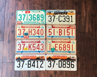 1990s Nebraska Vanity WINDMILL License Plate # WAZCM - Etsy