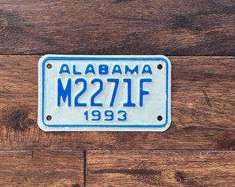 License Plate motorcycle Alabama, Alabama license plate motorcycle, motorcycle license plate Alabama, Alabama license plate motorcycle 1993