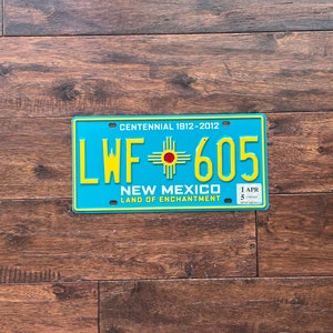 License Plate New Mexico turquoise, New Mexico license plate turquoise, license plate New Mexico colorful, New Mexico license plate 2015