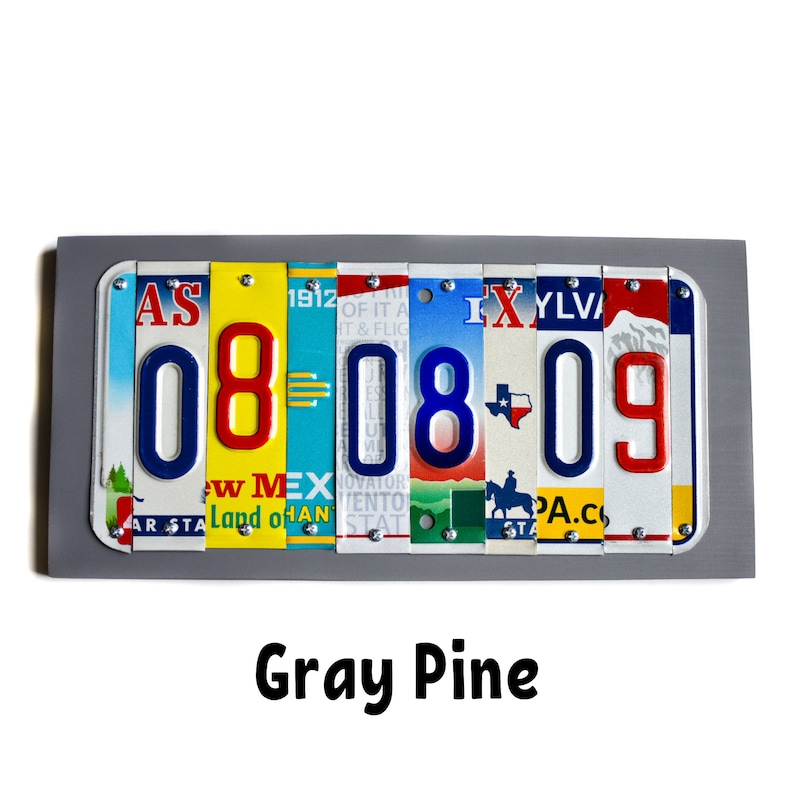 Custom License Plate Signs, Personalized gift, Custom Gifts, Unique Gifts, Retro Home Decor, Last Name Sign, license plate sign anniversary image 3