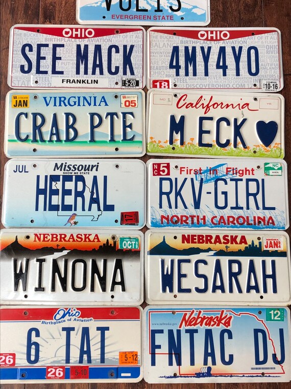 Buy vanity plates discount