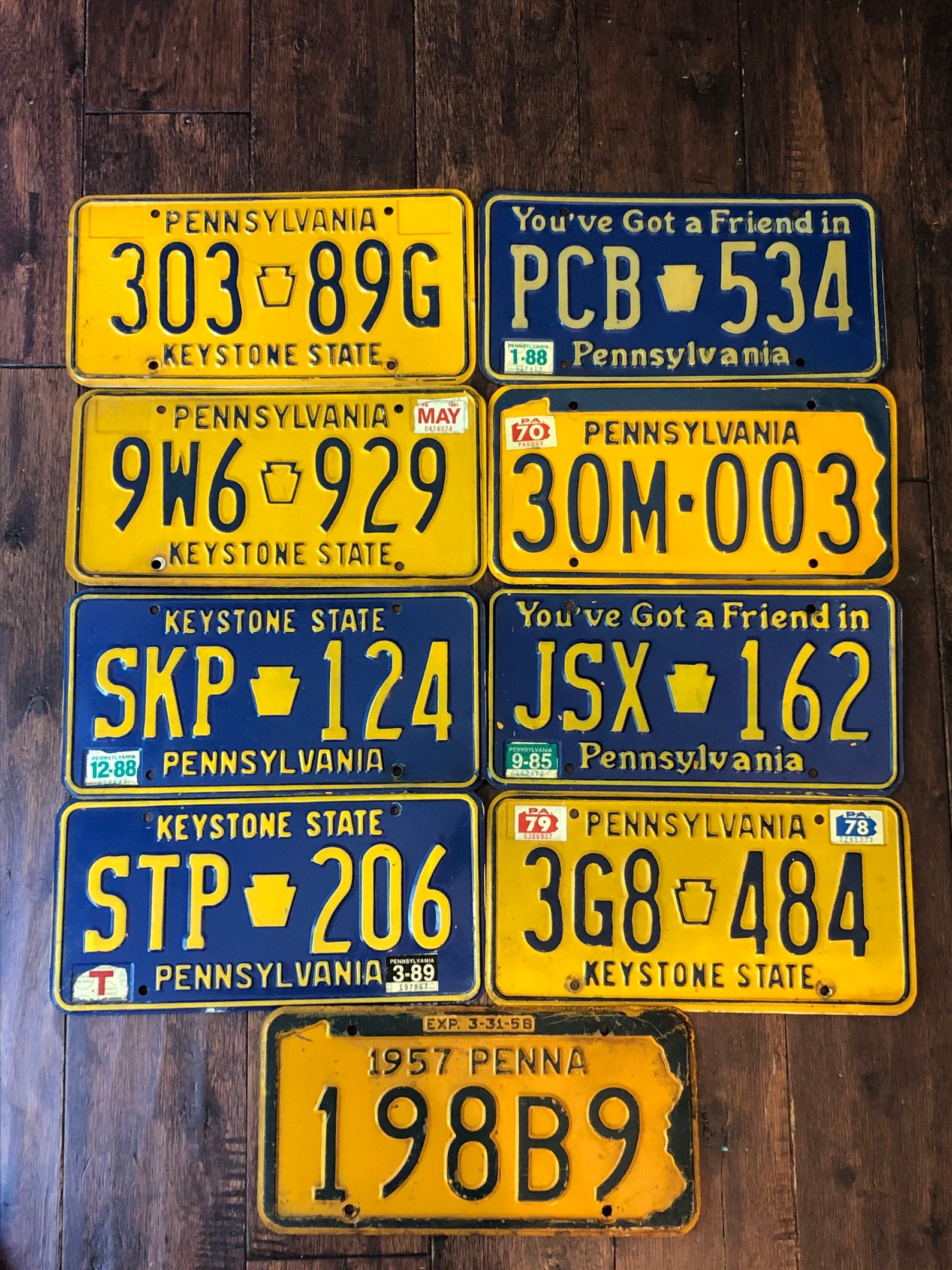 Pennsylvania Choice of License Plate pick Your Plate Etsy