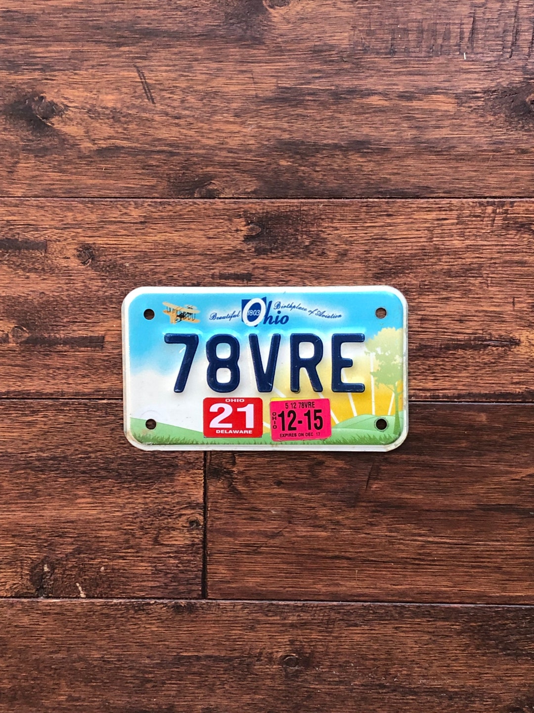 License Plate Motorcycle Ohio 2015, Ohio Motorcycle License Plate, Motorcycle License Plate