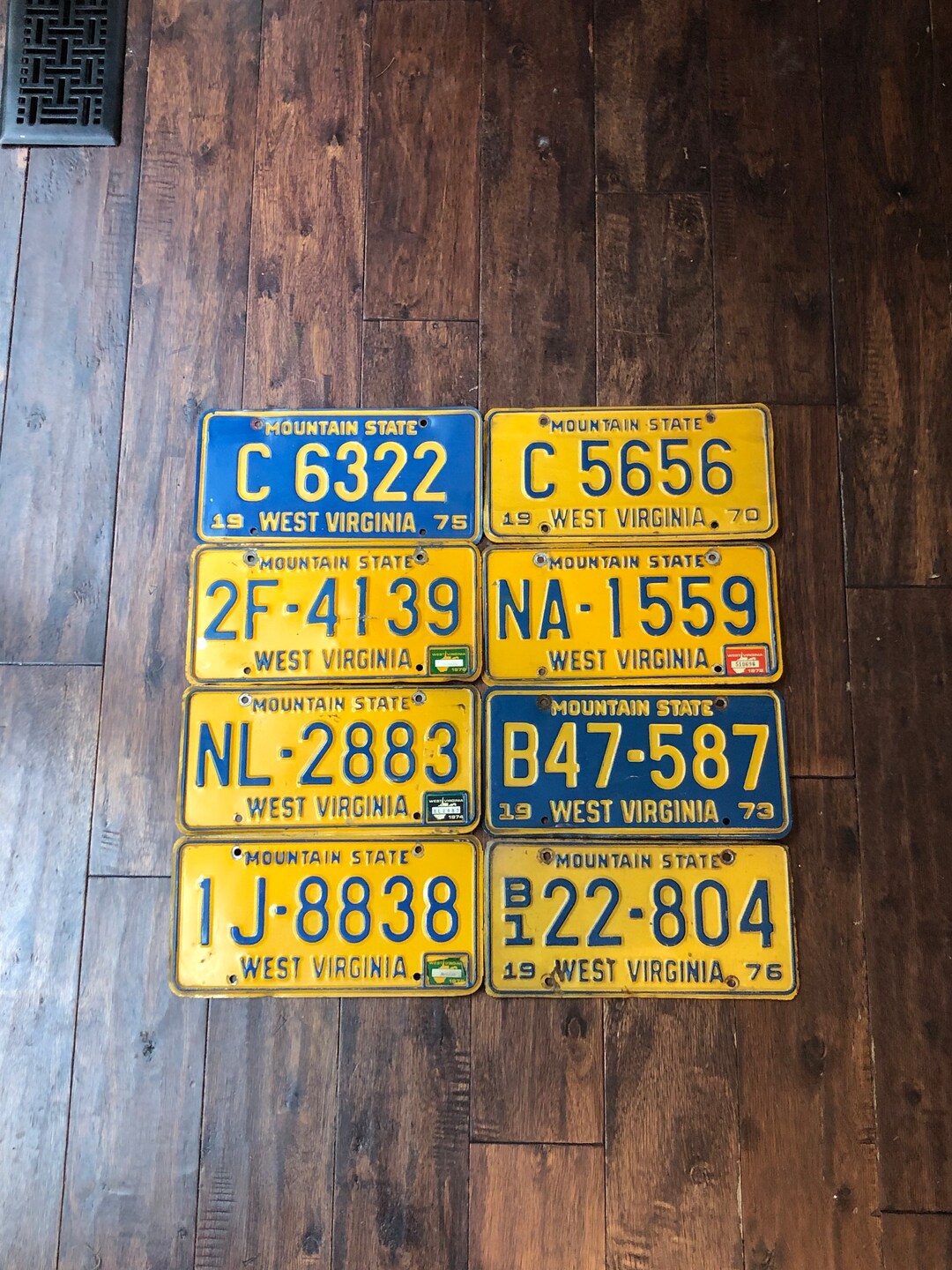 West Virginia Choice of License Plate, Pick Your Plate, West Virginia