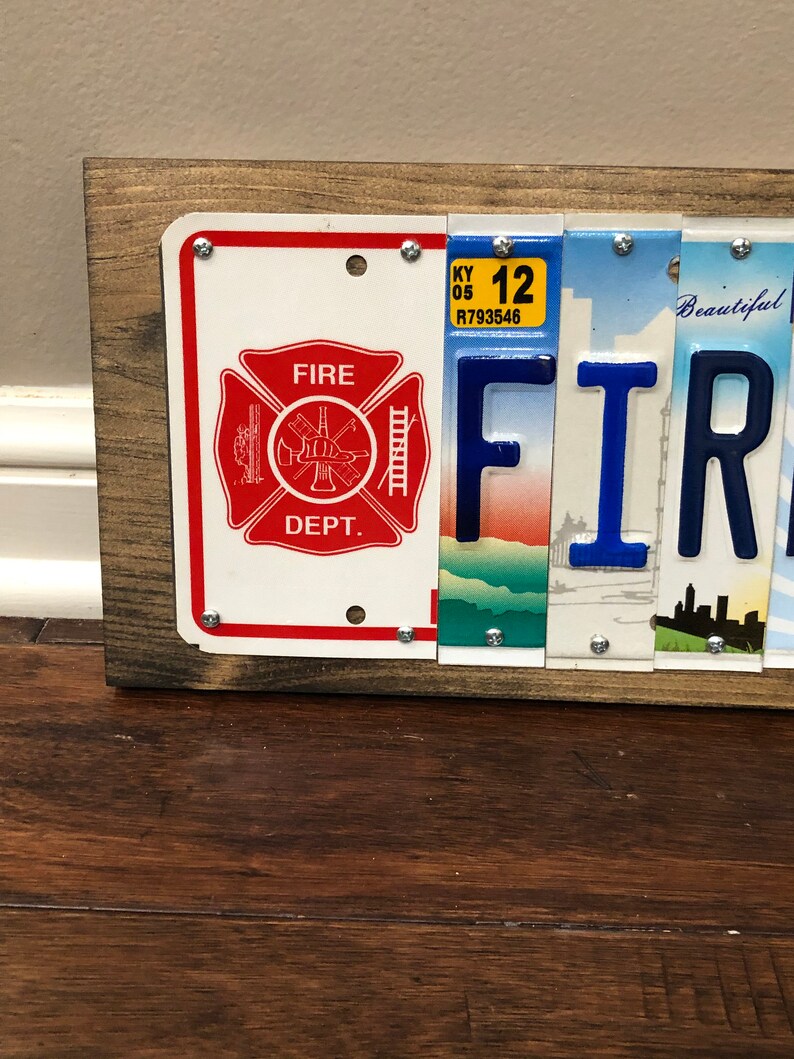 Retirement gift firefighter essential worker gift license Etsy