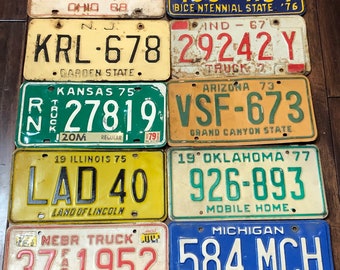 Untagged Idaho License Plate Pair KP739