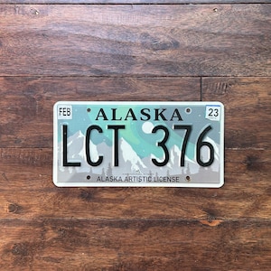 ALaska Artistic License Plate-License Plate alaska, artistic license plate colorful alaska, alaska license plate, license plate alaska.