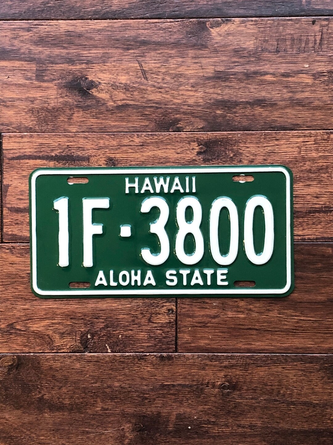 License Plate Hawaii 1961 to 1968 Original Vintage Hawaii Etsy