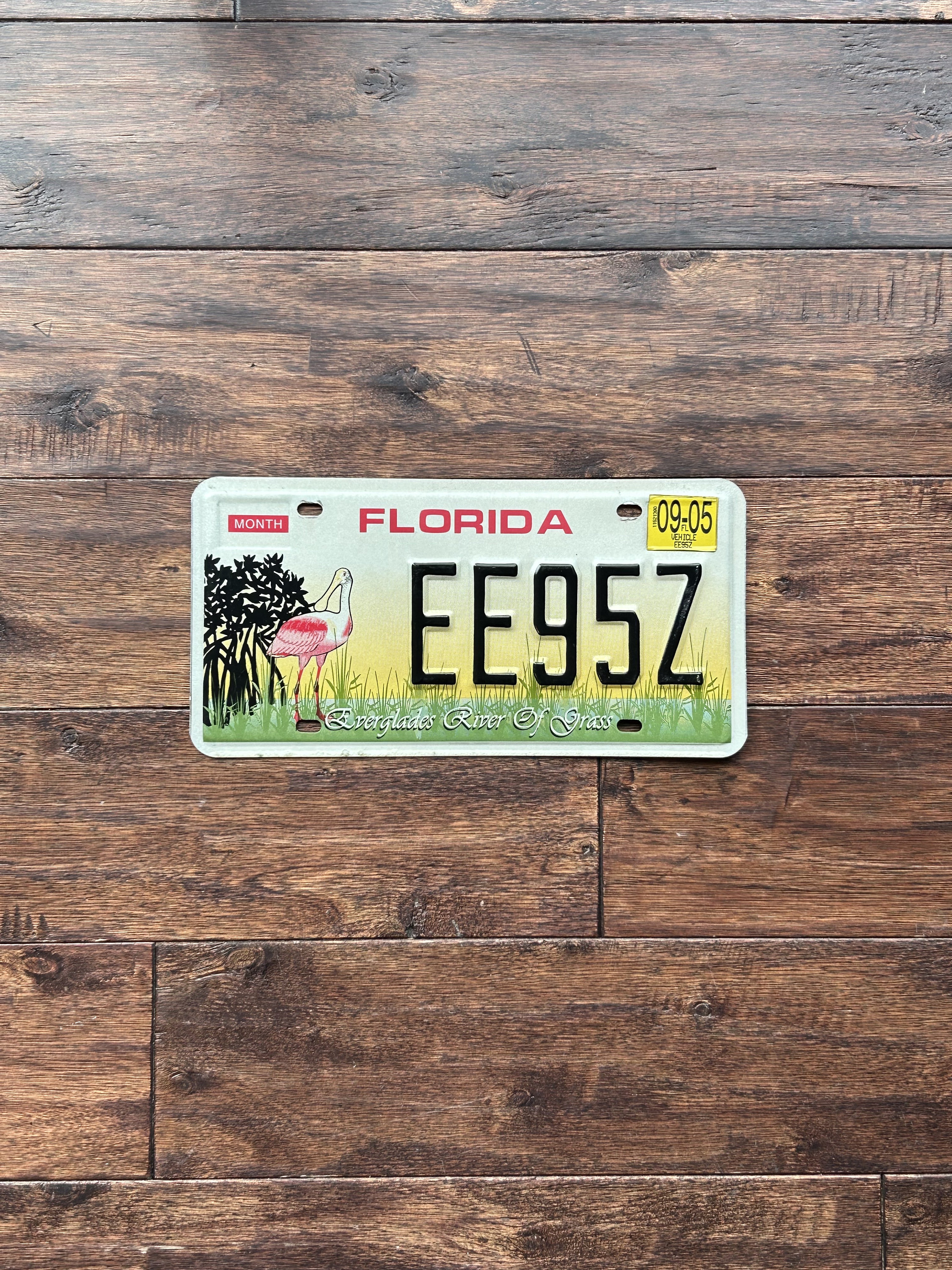 License Plate Florida, Florida License Plate Everglades River of