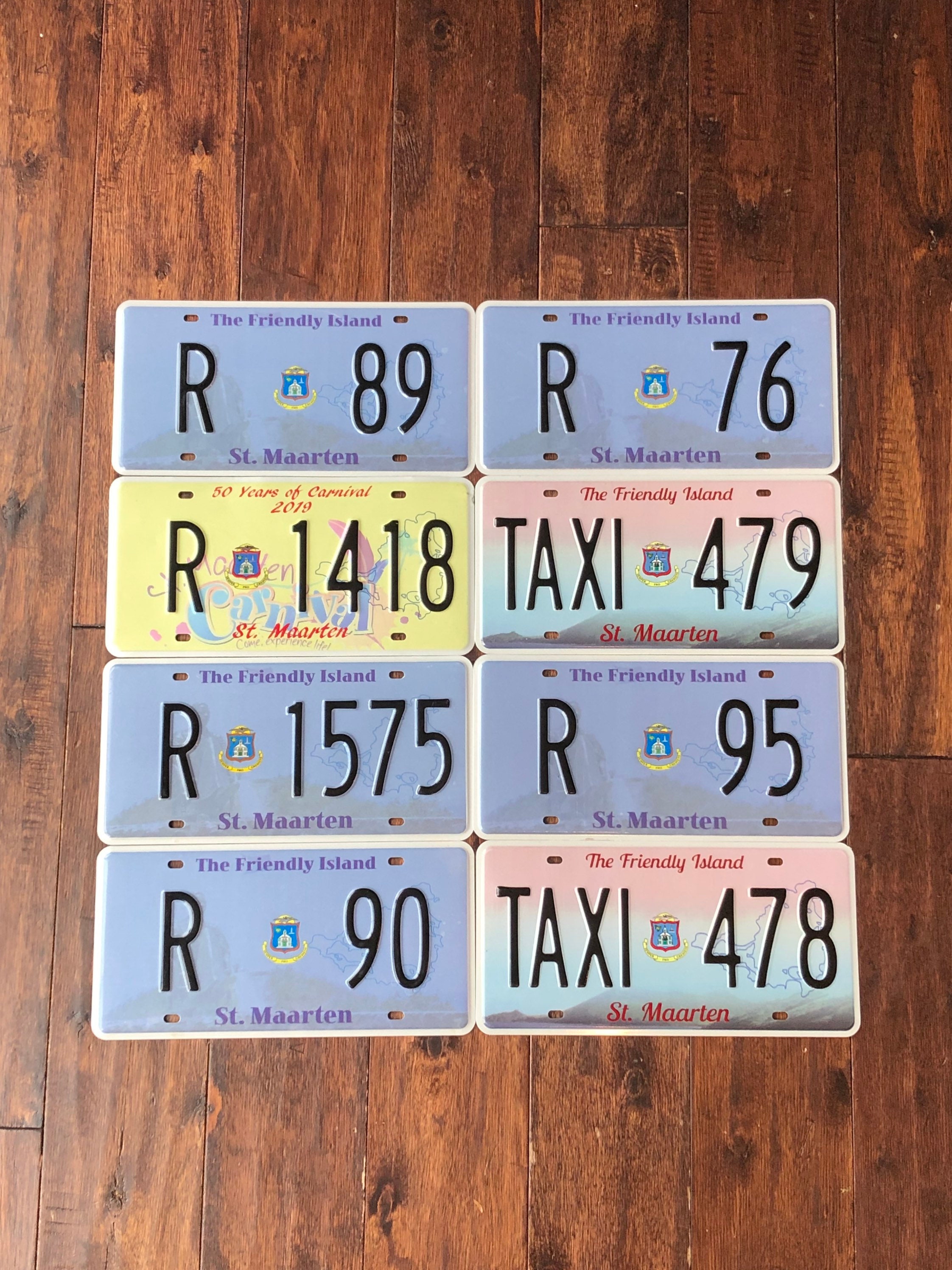 License Plate Your Choice St. Maarten, Island License Plates Your