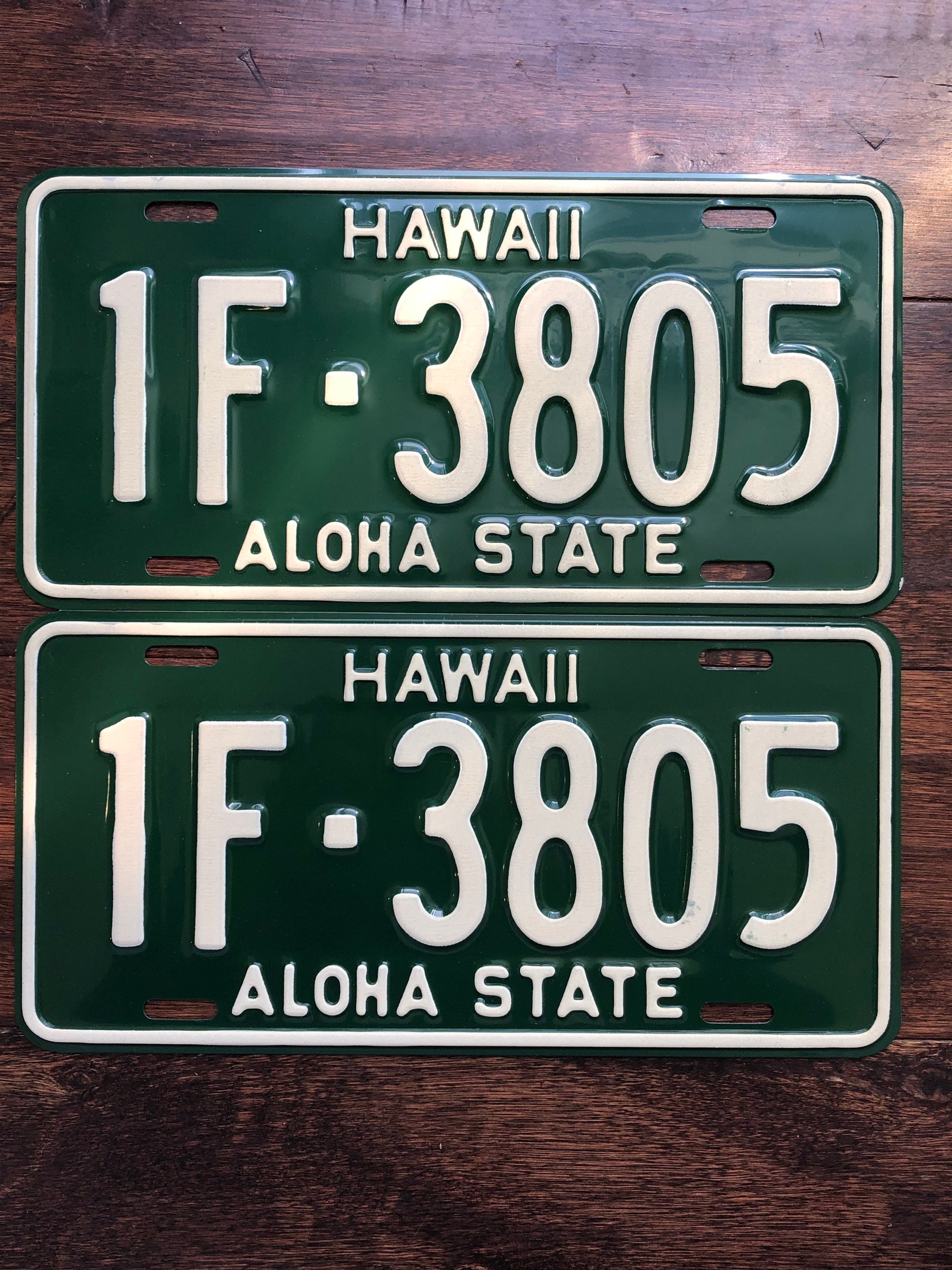 Hawaiian license plate deals