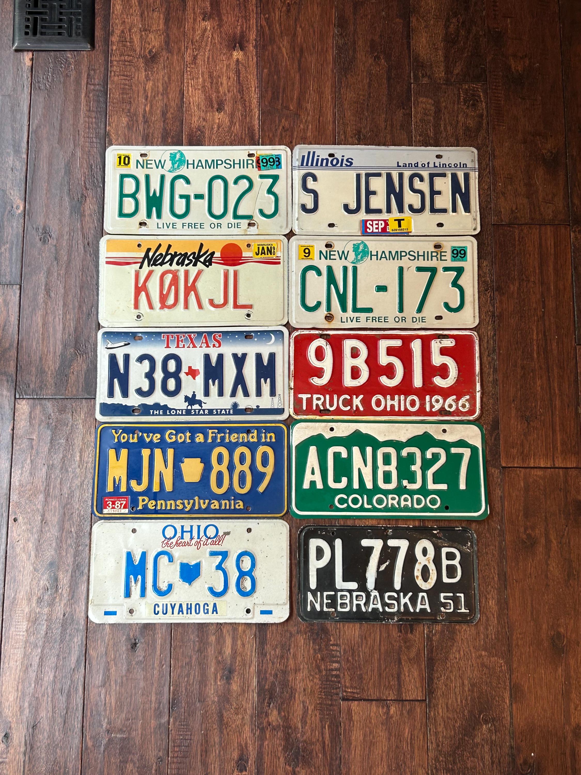 New Hampshire Old License Plates - Etsy