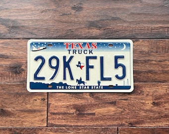 TEXAS LICENSE Plate - V91 LZV - Etsy