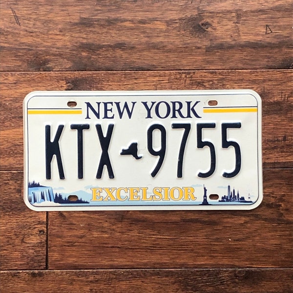 License Plate New York Etsy