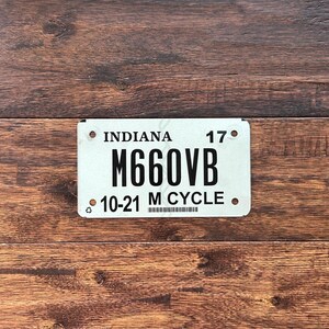 License Plate Indiana, Indiana motorcycle license plate, 2017 motorcycle license plate Indiana, license plate mc, Indiana license plate 2017
