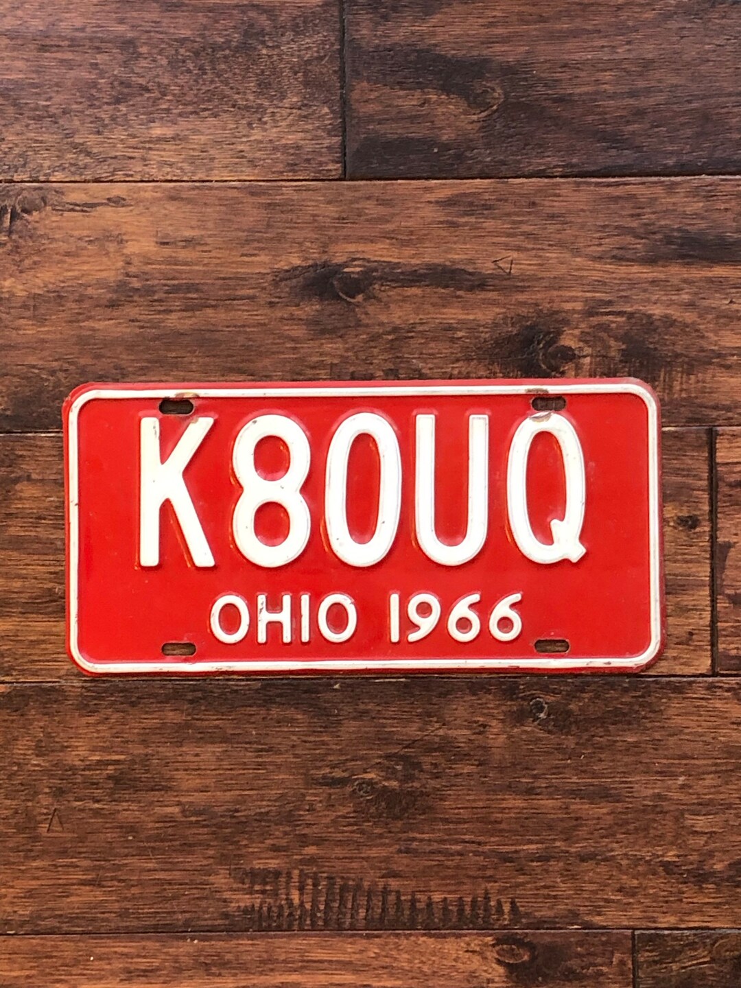 License Plate Ohio 1966 Ham Radio Ham Radio License Plate Etsy