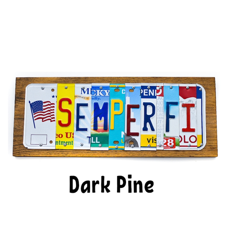 Custom License Plate Signs Personalized Gift Custom Gifts Etsy