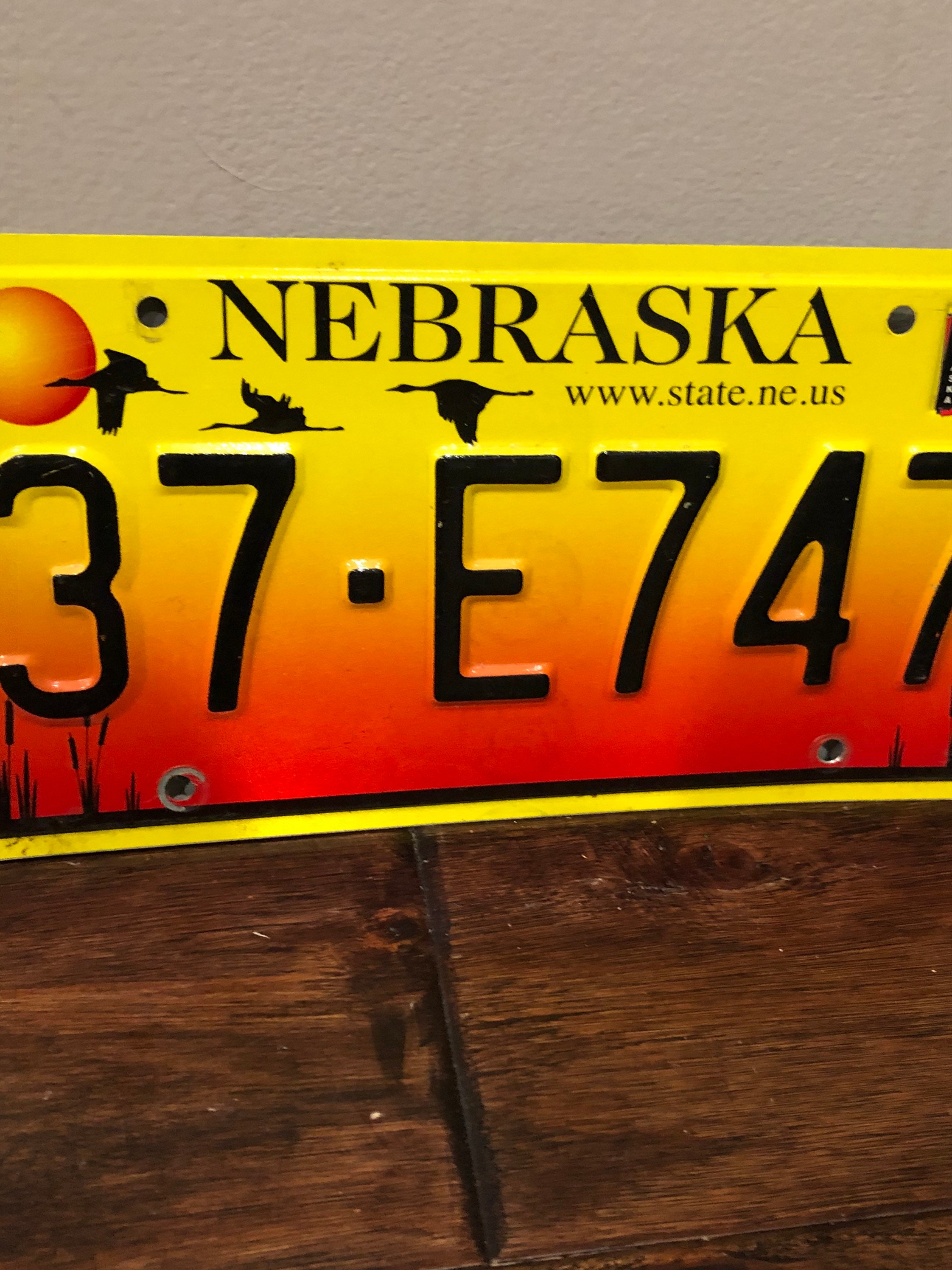 Nebraska License Plate Pair 2004 nebraska Vintage License Etsy