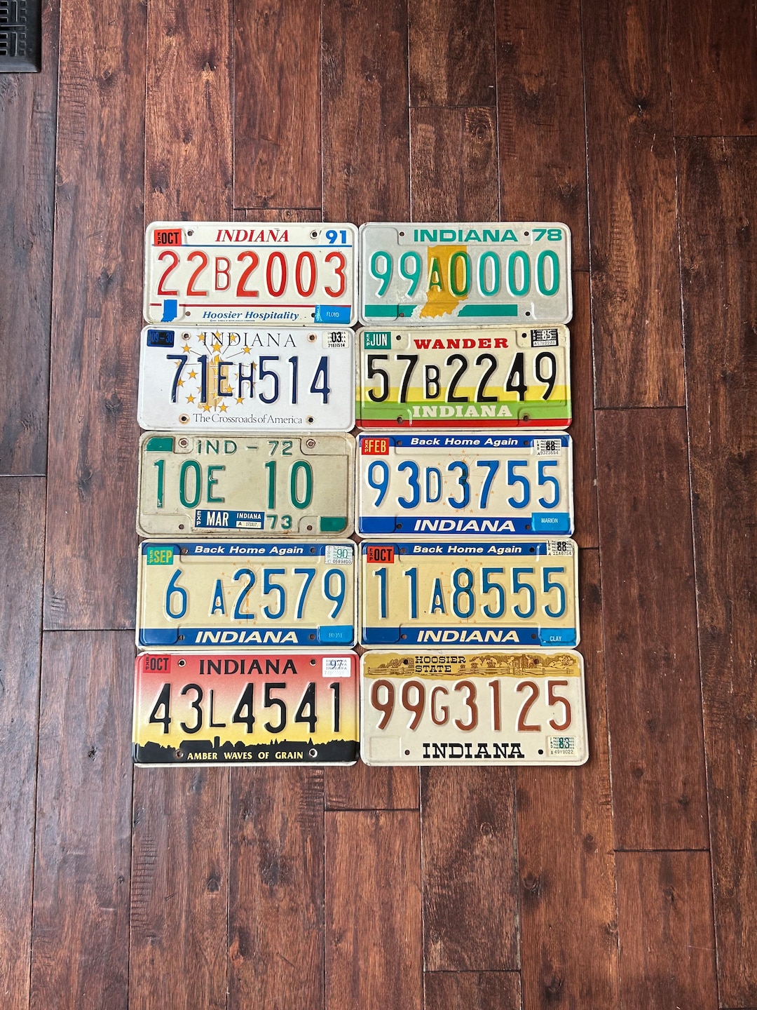 Indiana Choice of License Plate, Pick Your Plate, License Plates