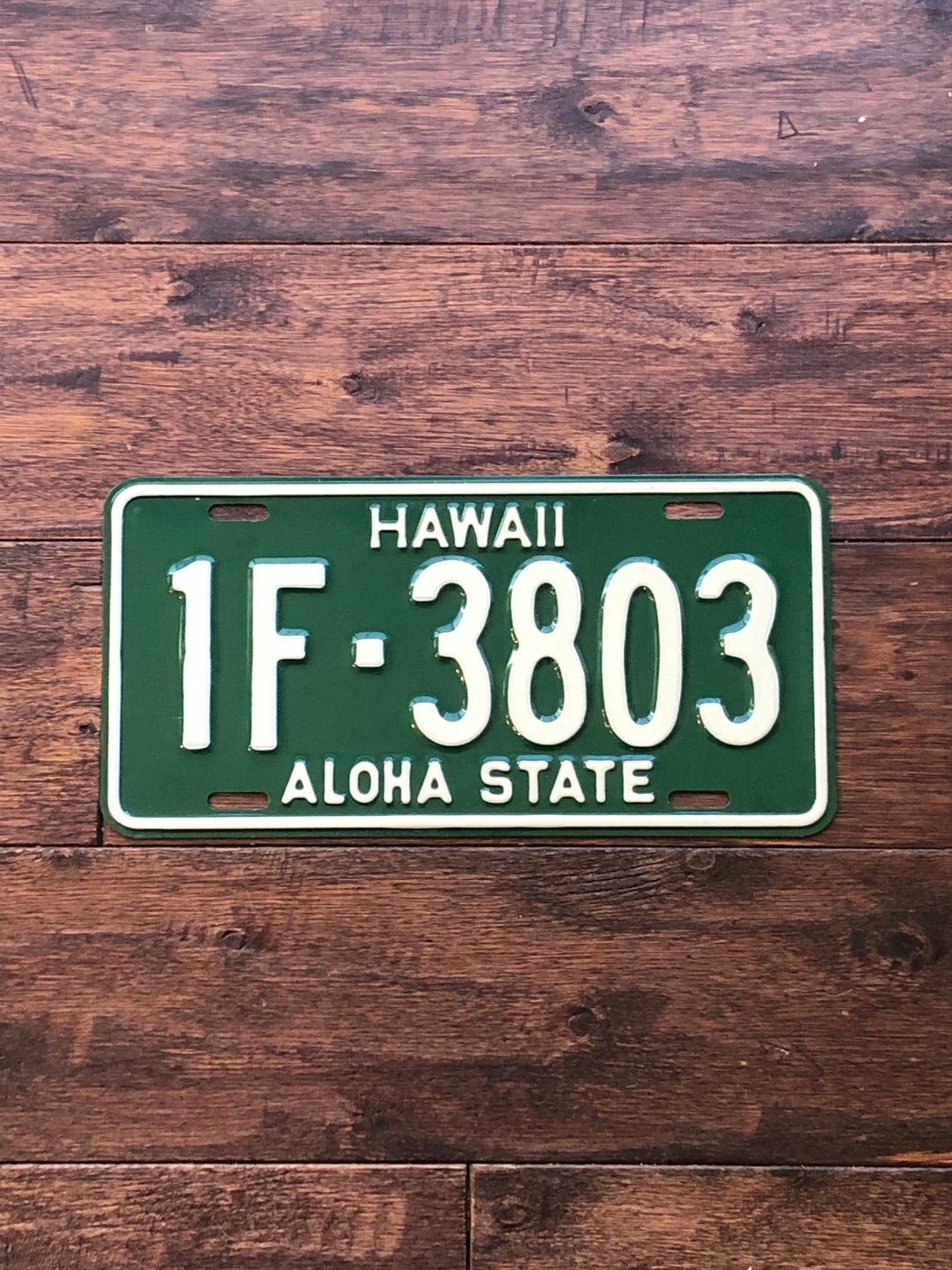 License Plate Hawaii 1961 to 1968 Original Vintage Hawaii Etsy