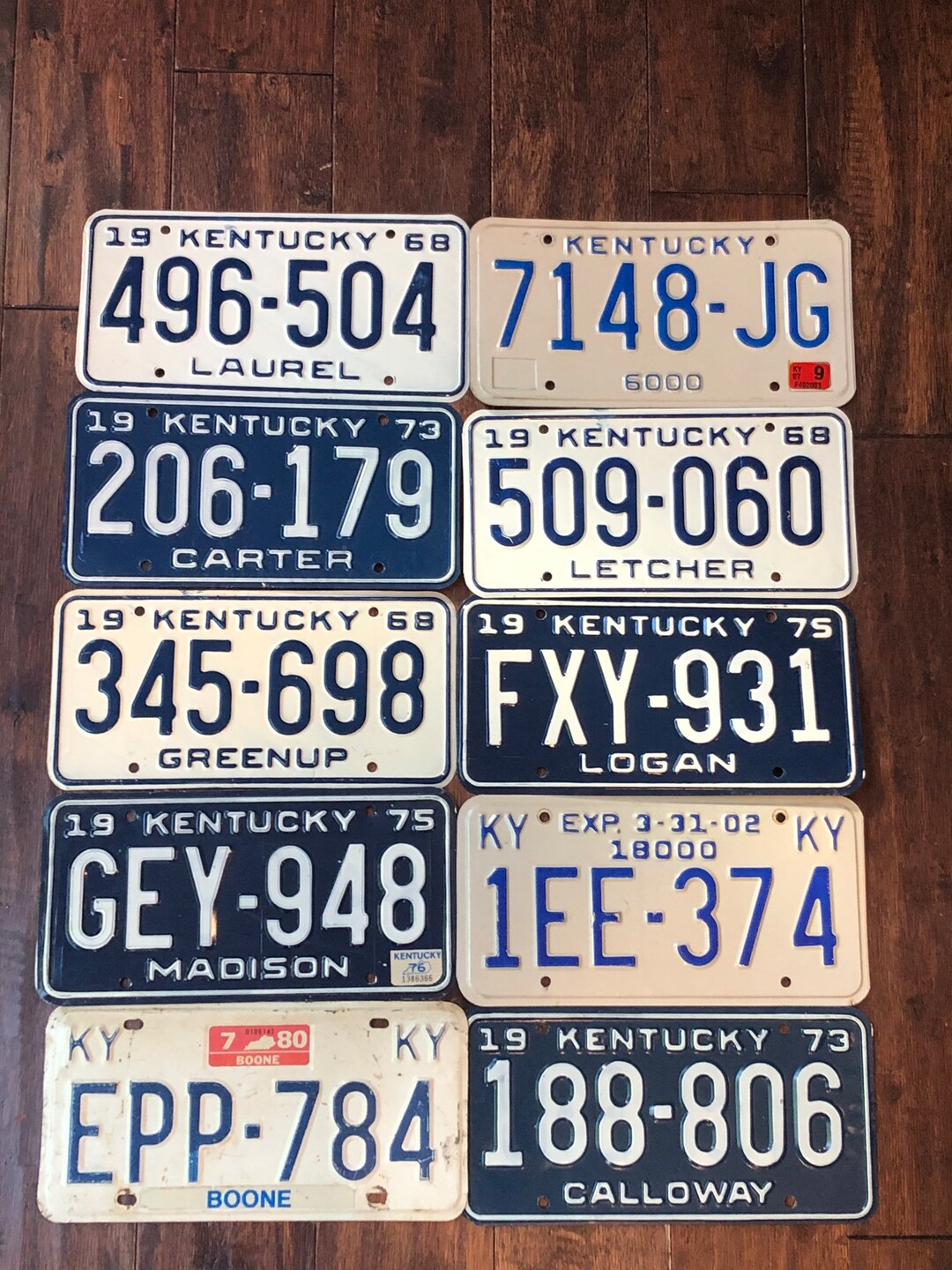 Kentucky Choice of License Plate, Pick Your Plate, License Plates