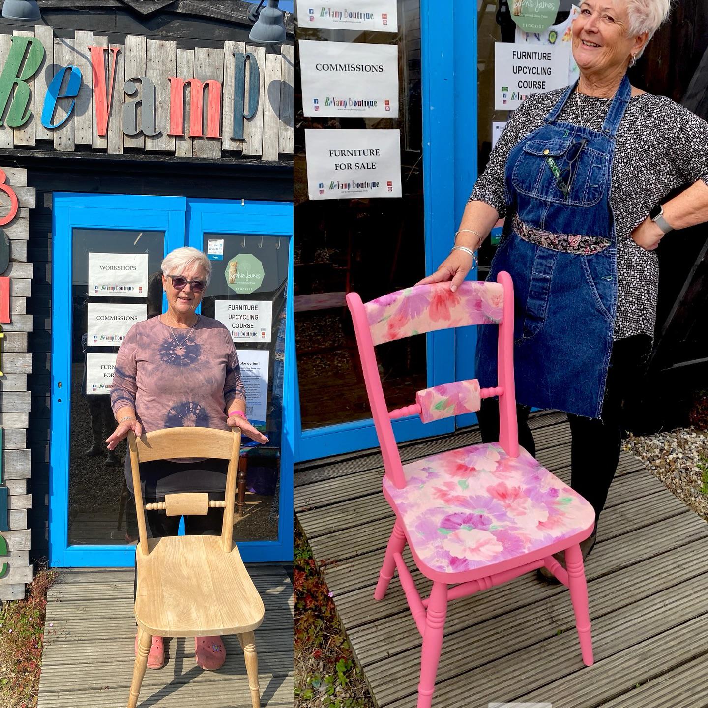 Upcycling Furniture Using Paint & Fabric to Create Statement Furniture ...