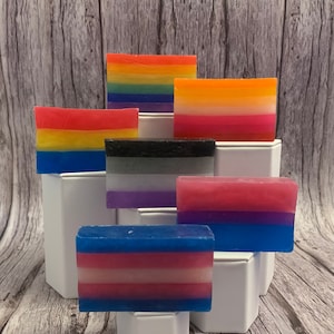Pride Flag Scented Soap