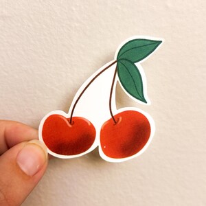 Cherry Sticker, Cherries Decal