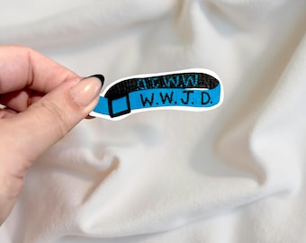 What Would Jesus Do Bracelet Waterproof Sticker - Christian Sticker