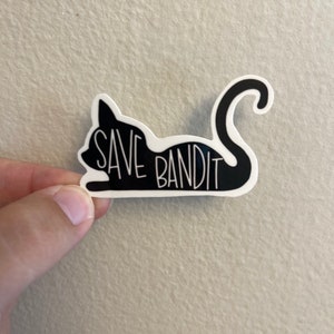 Save Bandit Sticker, Vinyl TV Show Sticker, Office TV Show Gift, Gift